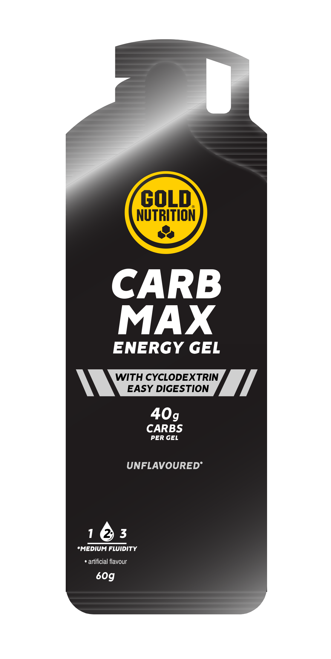 Carb Max Energy Gel Neutro · Gold Nutrition · 60 gramos