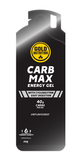 Carb Max Energy Gel Neutro · Gold Nutrition · 60 gramos