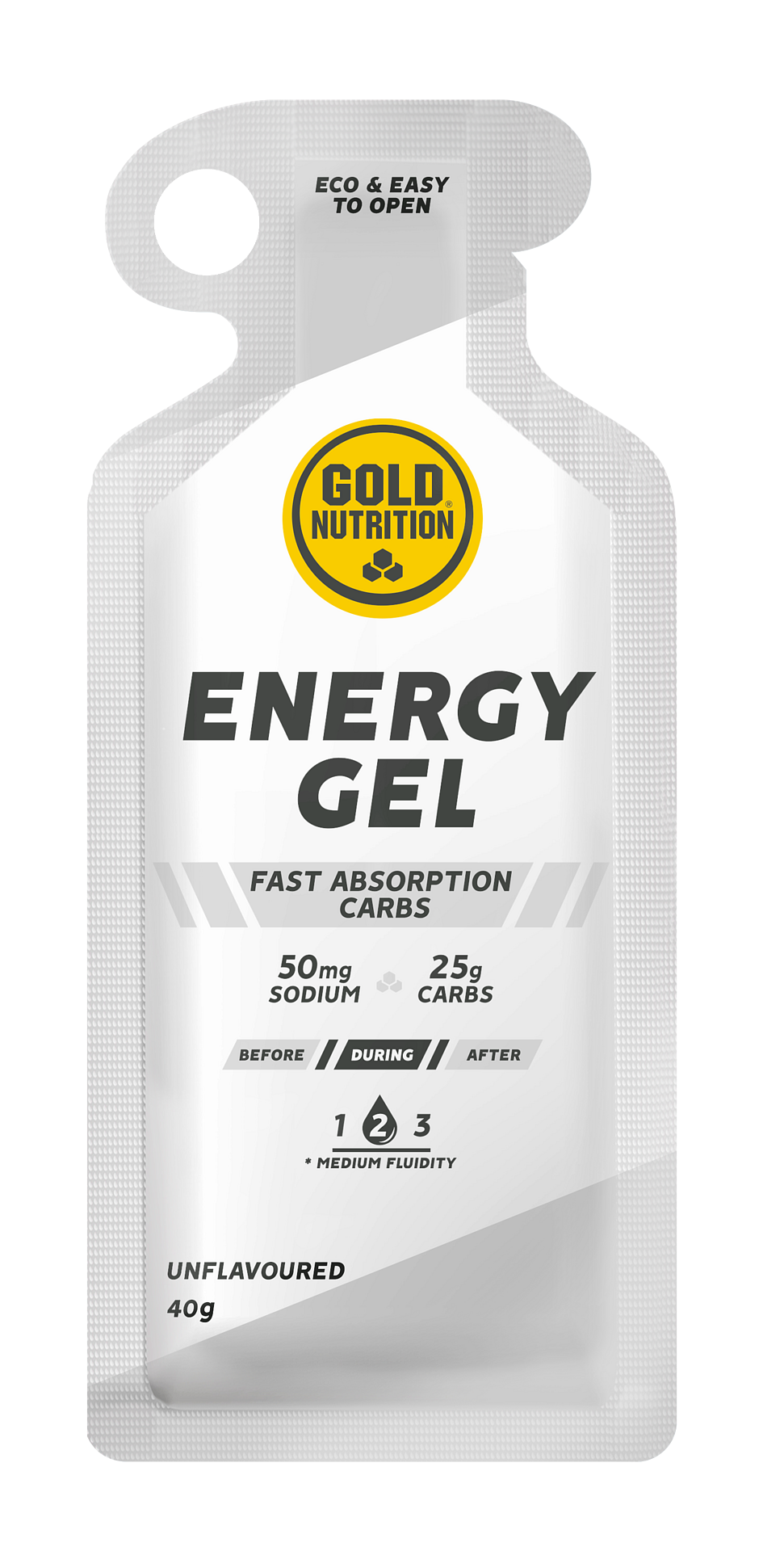 Energy Gel Neutro · Gold Nutrition · 40 gramos