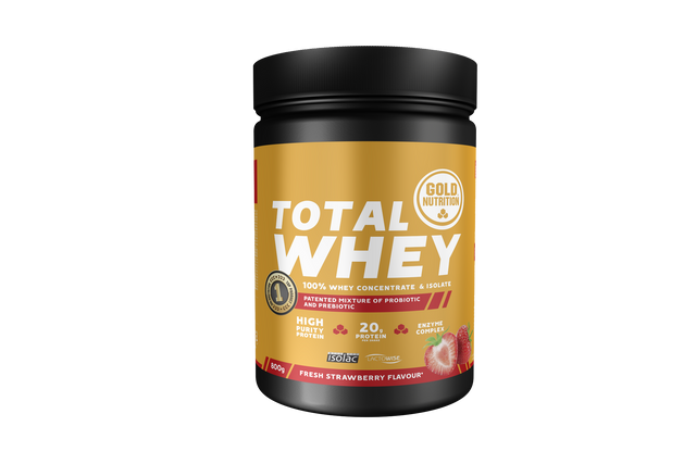 Total Whey Fresa · Gold Nutrition · 800 gramos