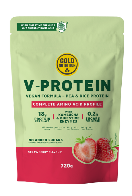 V-Protein Fresa · Gold Nutrition · 720 gramos