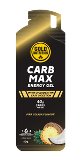 Carb Max Energy Gel Piña Colada · Gold Nutrition · 60 gramos