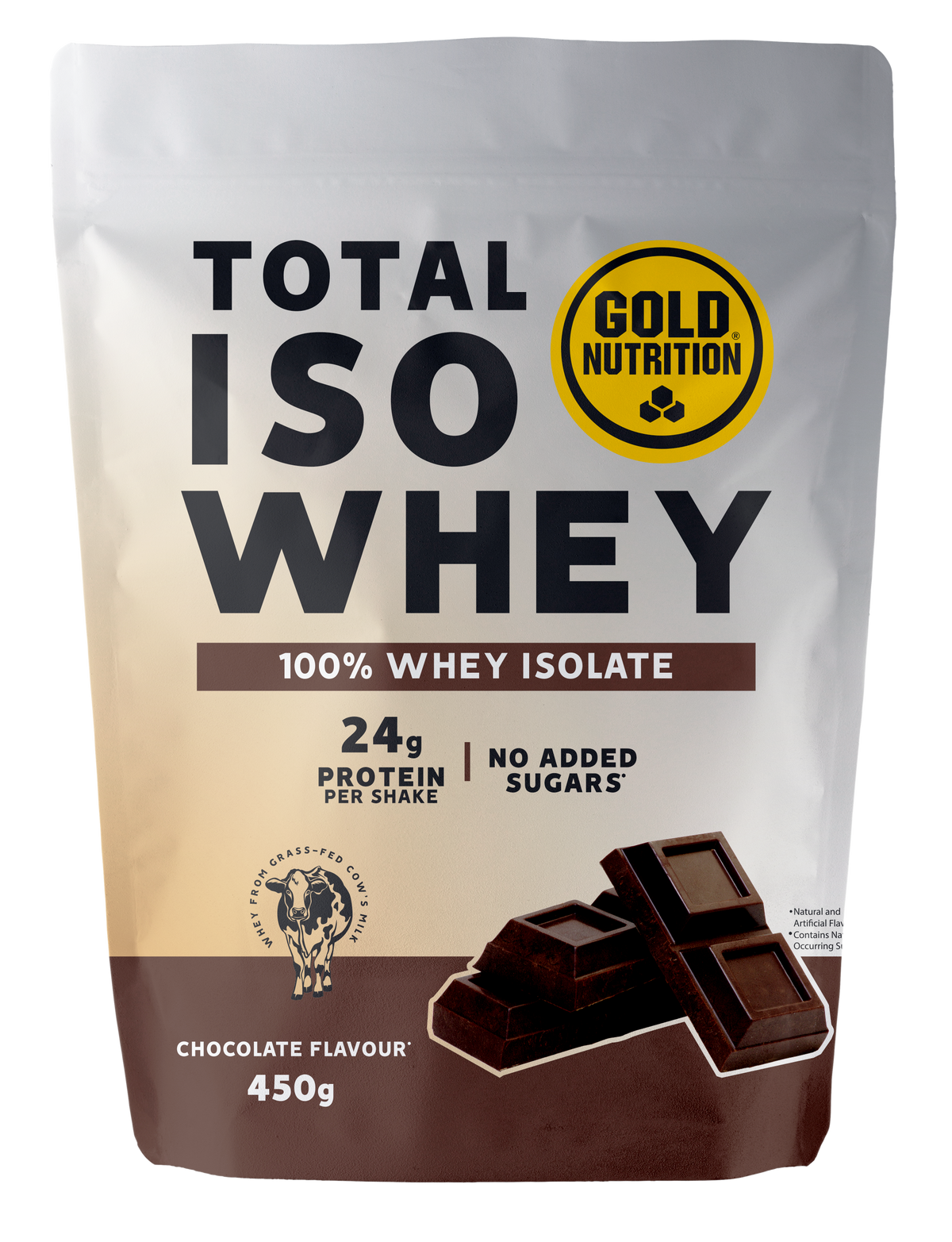 Total Iso Whey Chocolate · Gold Nutrition · 450 gramos