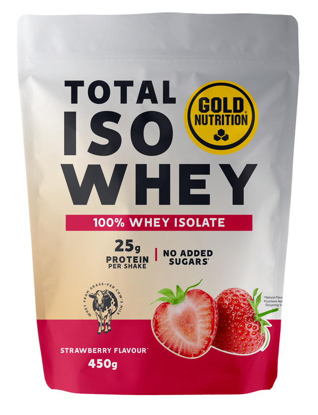 Total Iso Whey Fresa · Gold Nutrition · 450 gramos