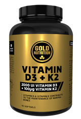 Vitamin D3+K2 · Gold Nutrition