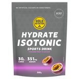 Hydrate Isotonic H30 Maracuyá · Gold Nutrition · 500 gramos