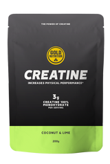 Creatine Monohydrate Coco-Lima · Gold Nutrition · 200 gramos