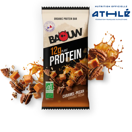 Barrita de Proteína Caramelo Nueces Pecanas Baouw