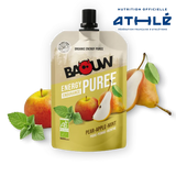 Compota Energética Pera Manzana Menta Baouw