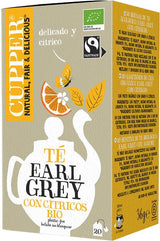 Infusión Earl Grey con Cítricos Bio · Cupper · 20 filtros