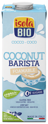 Bebida Vegetal de Coco Barista Bio · Isola Bio · 1 litro