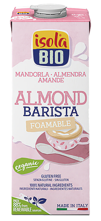Bebida Vegetal de Almendras Barista Bio · Isola Bio · 1 litro