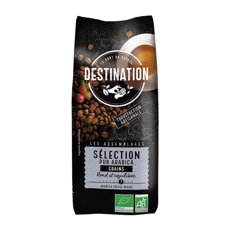Café en Grano Selección 100% Arábica Bio · Destination · 500 gramos