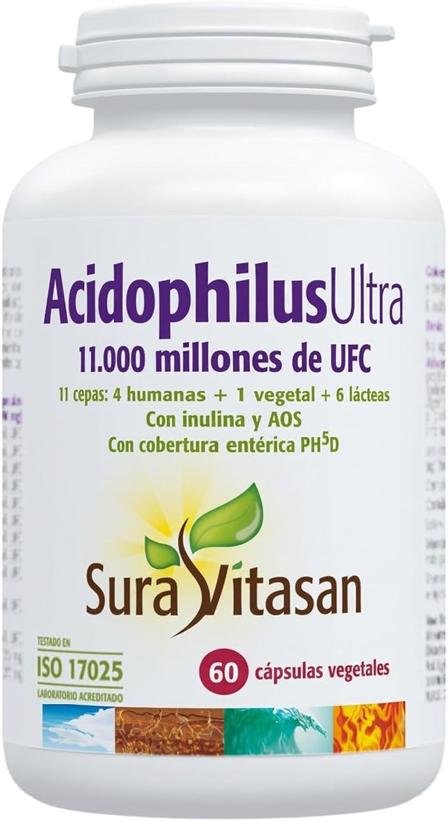 Acidophilus Ultra · Sura Vitasan · 60 cápsulas