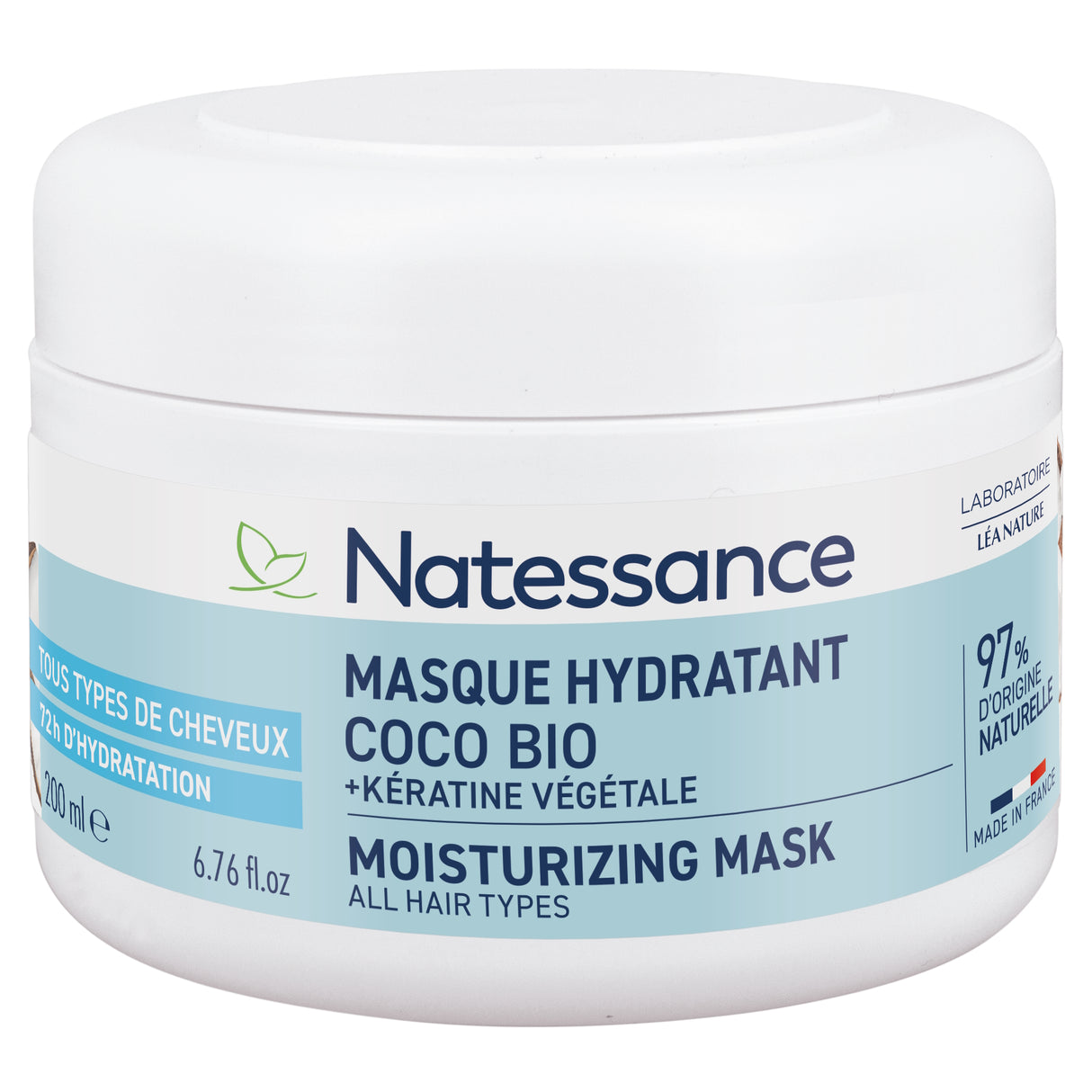 Mascarilla Capilar de Coco · Natessance · 200 ml