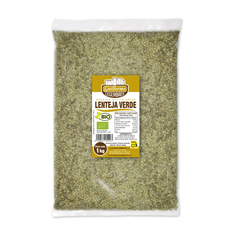 Lenteja Verde Bio · Guillermo · 1 kg