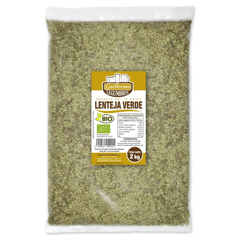 Lenteja Verde Bio · Guillermo · 2 kg