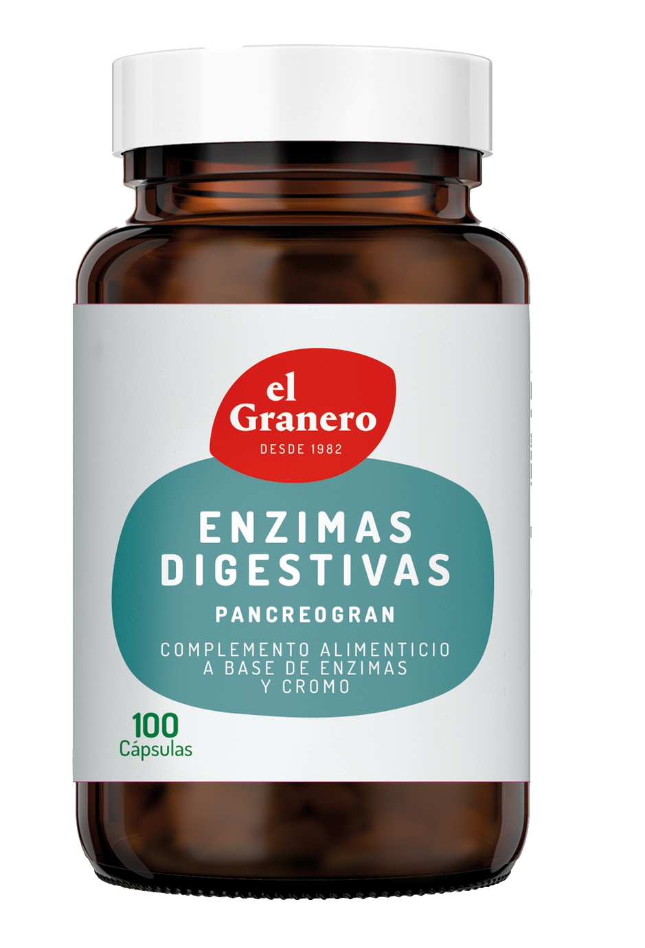 Enzimas Digestivas Pancreogran · El Granero Integral · 100 cápsulas