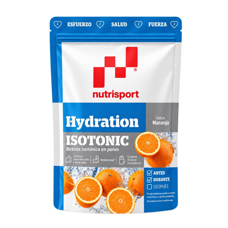 Hydration Isotonic Powder Naranja · Nutrisport · 918 gramos