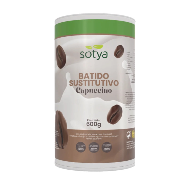 Batido Sustitutivo Capuccino · Sotya · 600 gramos