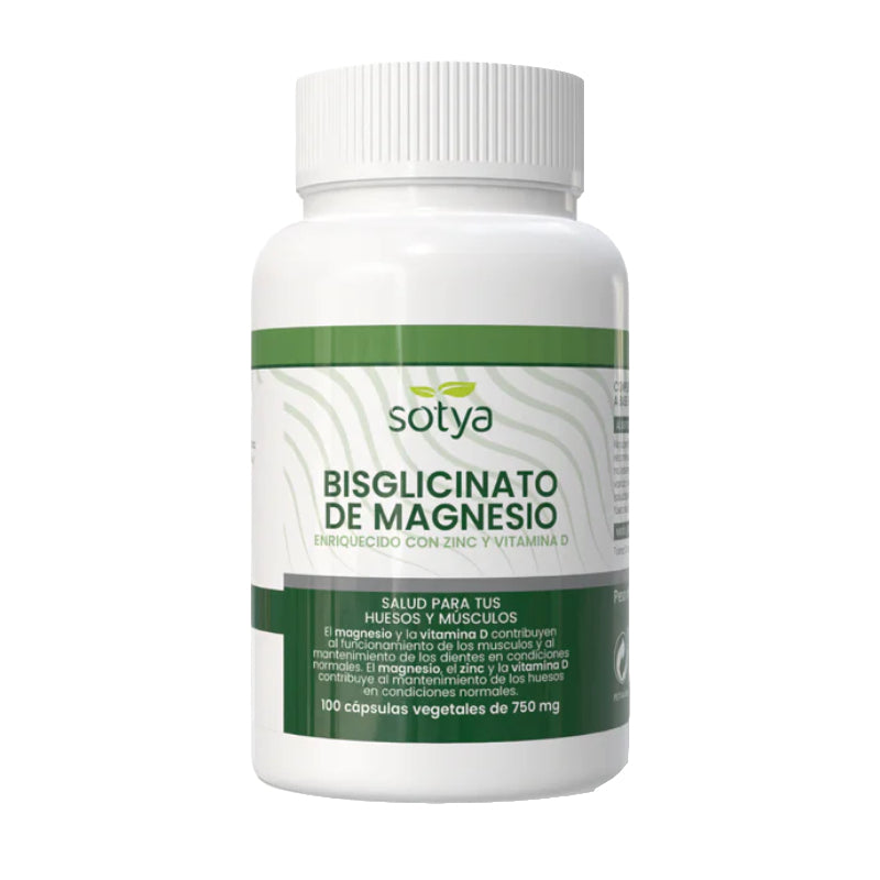 Bisglicinato de Magnesio · Sotya · 100 cápsulas