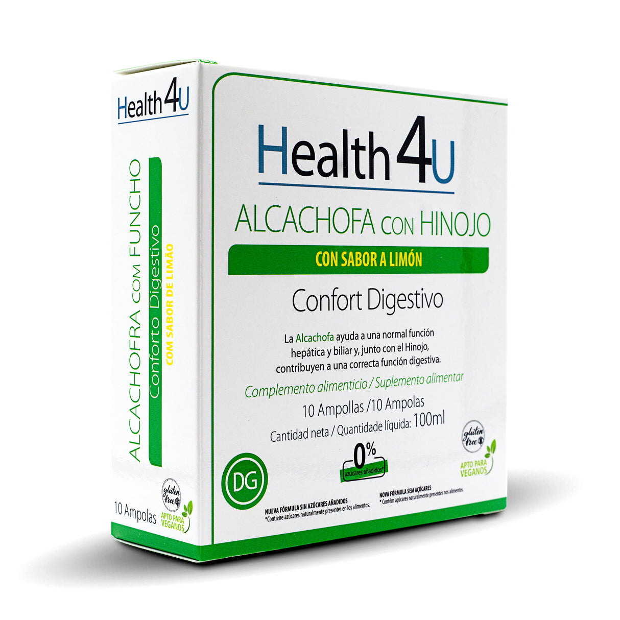 Alcachofa con Hinojo · Health4U · 10 ampollas