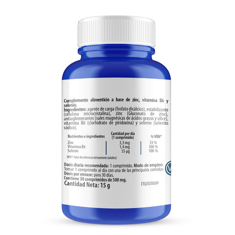 Zinc con Selenio · Health4U · 30 comprimidos
