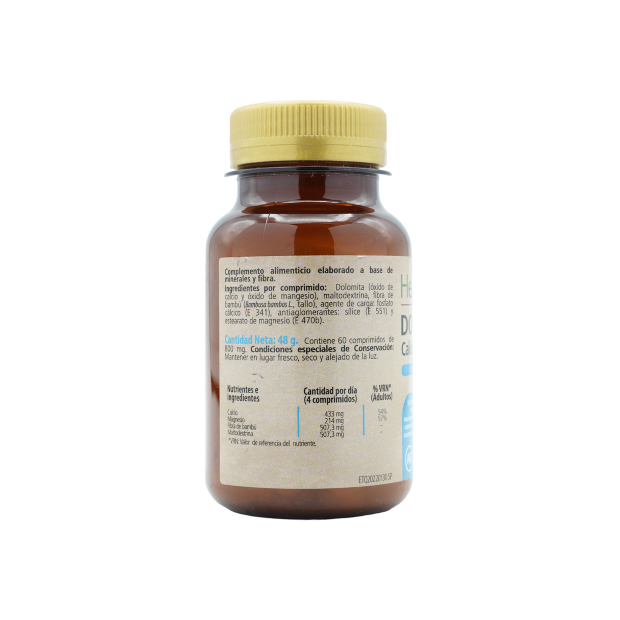 Dolomita, Calcio y Magnesio Edición Especial · Health4U · 60 comprimidos