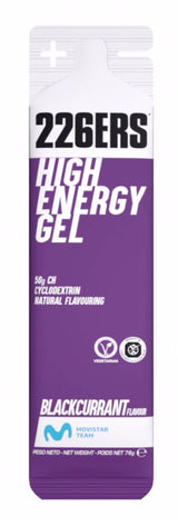 High Energy Gel BCAA´s: Sabor Grosella Negra · 226ERS · 76 gramos