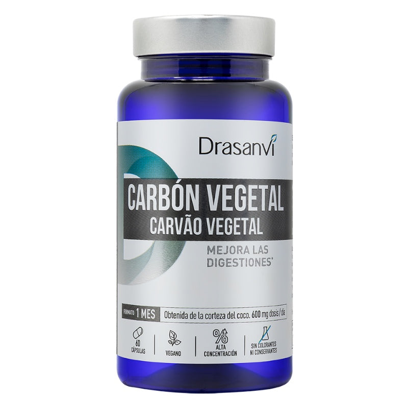 Carbón Vegetal · Drasanvi · 60 cápsulas