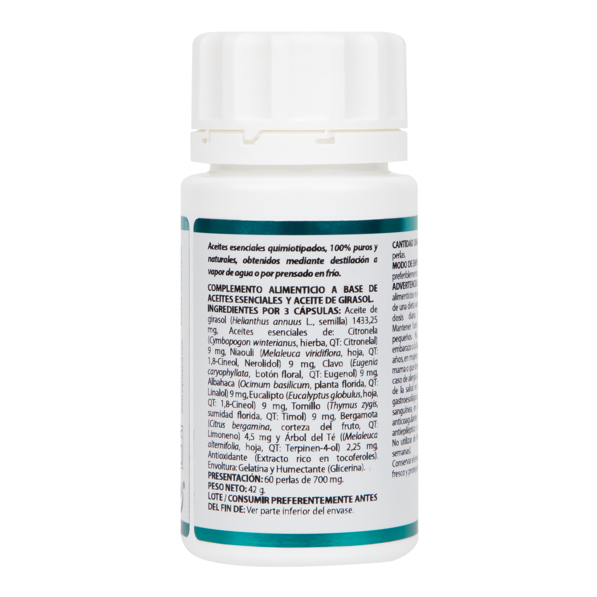 Essential Oils Paraxin Perlas · Equisalud · 60 perlas