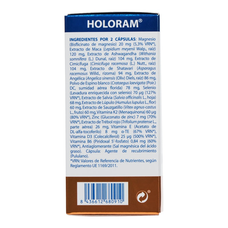 Holoram Menopausia · Equisalud · 60 cápsulas