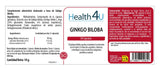 Ginkgo Biloba · Health4U · 30 cápsulas
