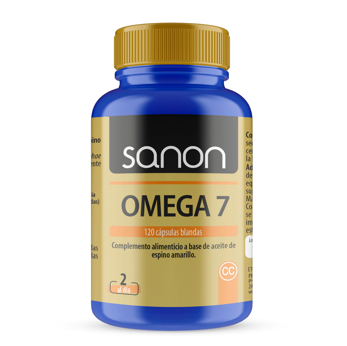 Omega 7 · Sanon · 120 cápsulas