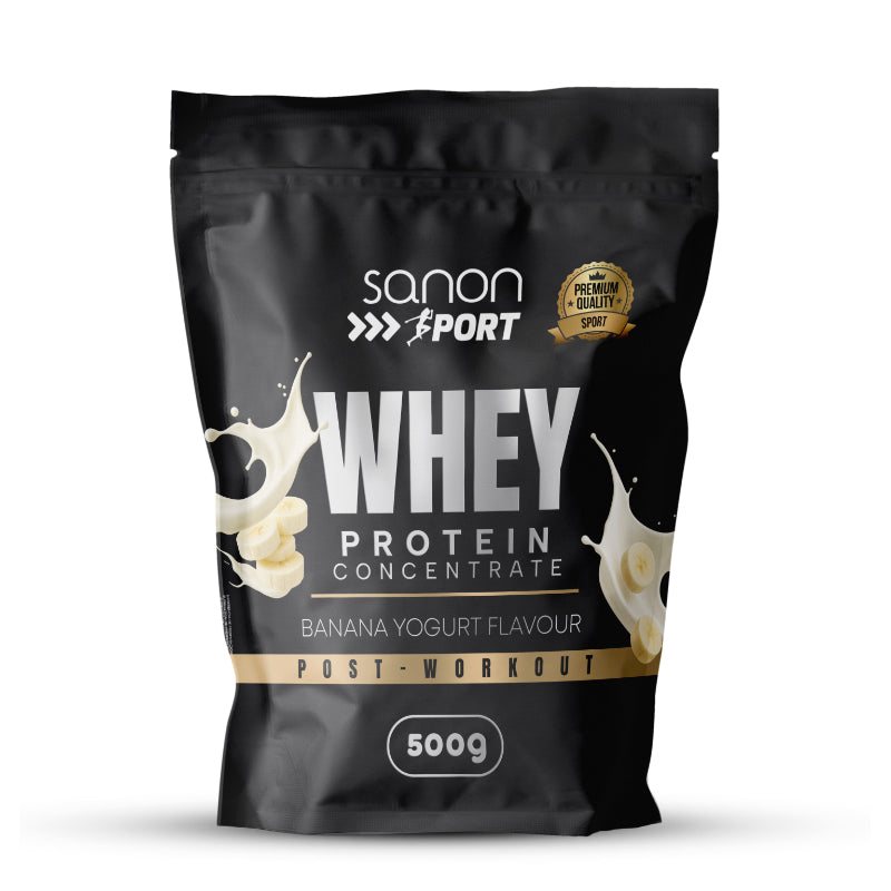 Proteína Whey 80% Yogurt · Sanon Sport · 500 gramos