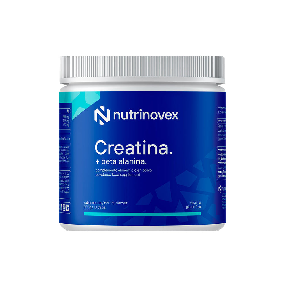 Creatina + Beta Alanina Neutro · Nutrinovex · 300 gramos