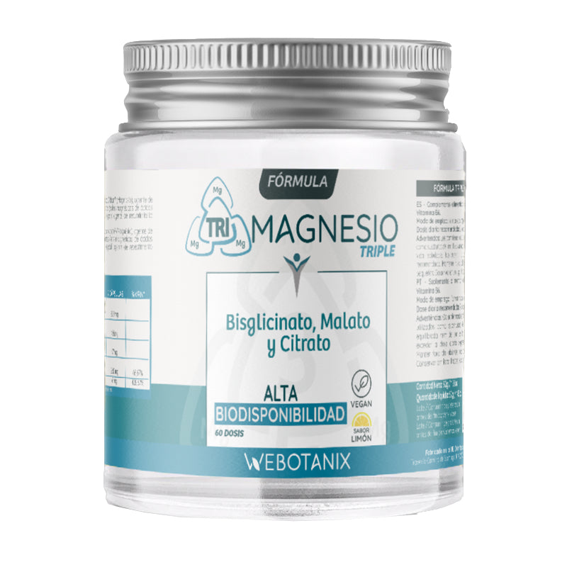 Fórmula Triple Magnesio · WeBotanix · 128 gramos
