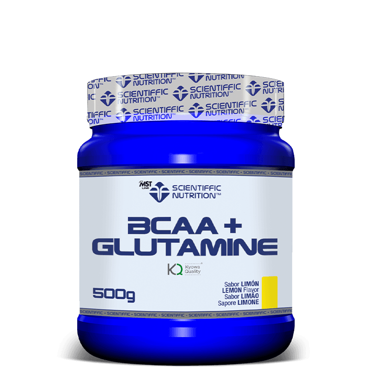 BCAA + Glutamina: Sabor Limón · Scientiffic Nutrition · 500 gramos