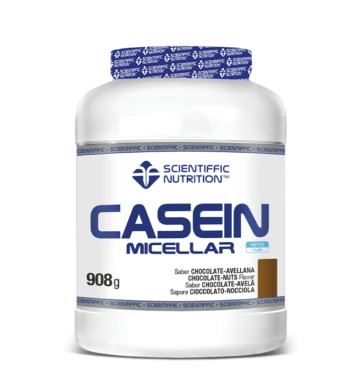 Casein Micellar: Sabor Chocolate-Avellana · Scientiffic Nutrition · 908 gramos