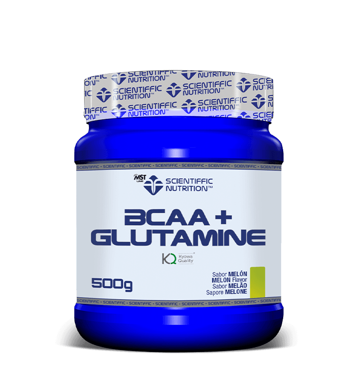 BCAA + Glutamina: Sabor Melón · Scientiffic Nutrition · 500 gramos