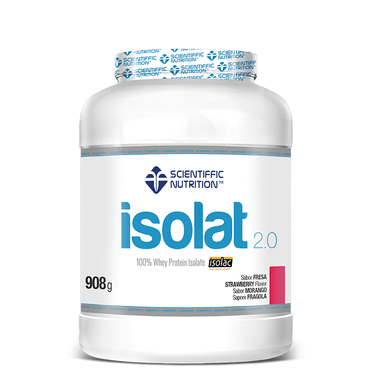 Isolat 2.0 Whey Protein: Sabor Fresa · Scientiffic Nutrition · 908 gramos