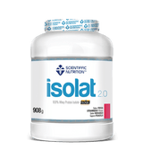 Isolat 2.0 Whey Protein: Sabor Fresa · Scientiffic Nutrition · 908 gramos
