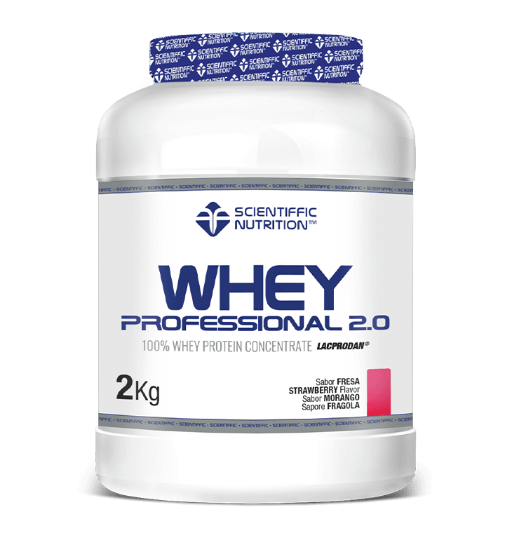 Whey Professional 2.0 Whey Protein: Sabor Fresa · Scientiffic Nutrition · 2 kg