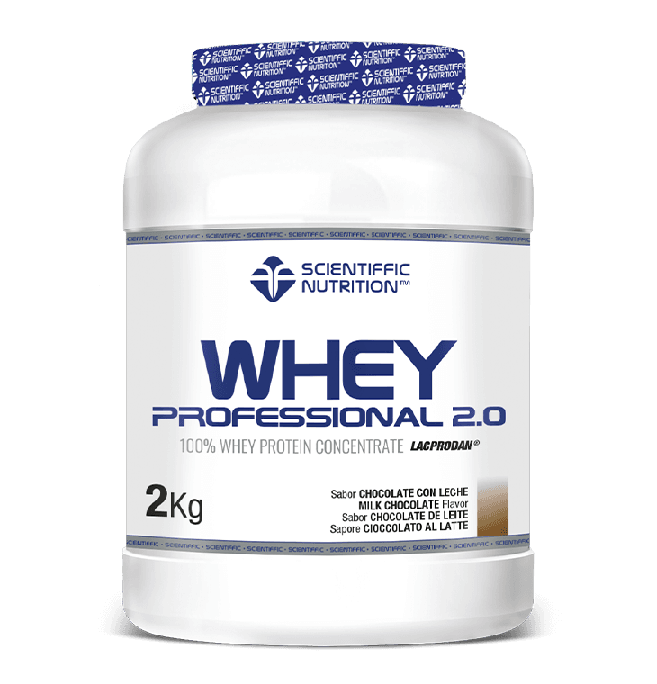 Whey Professional 2.0 Whey Protein: Sabor Chocolate con Leche · Scientiffic Nutrition · 2 kg