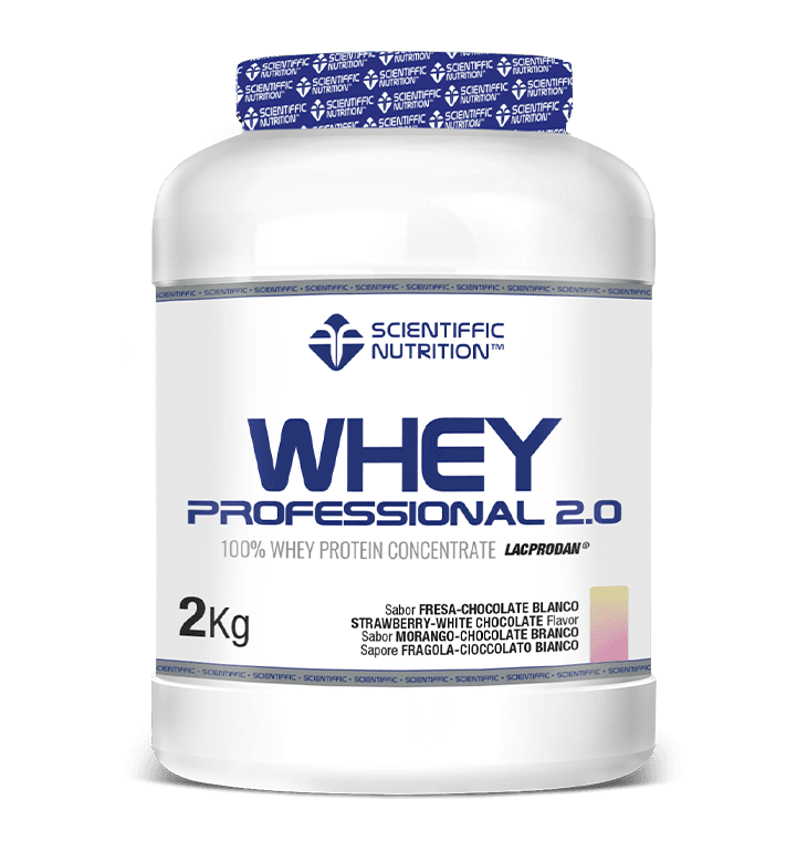 Whey Professional 2.0 Whey Protein: Sabor Fresa-Chocolate Blanco · Scientiffic Nutrition · 2 kg