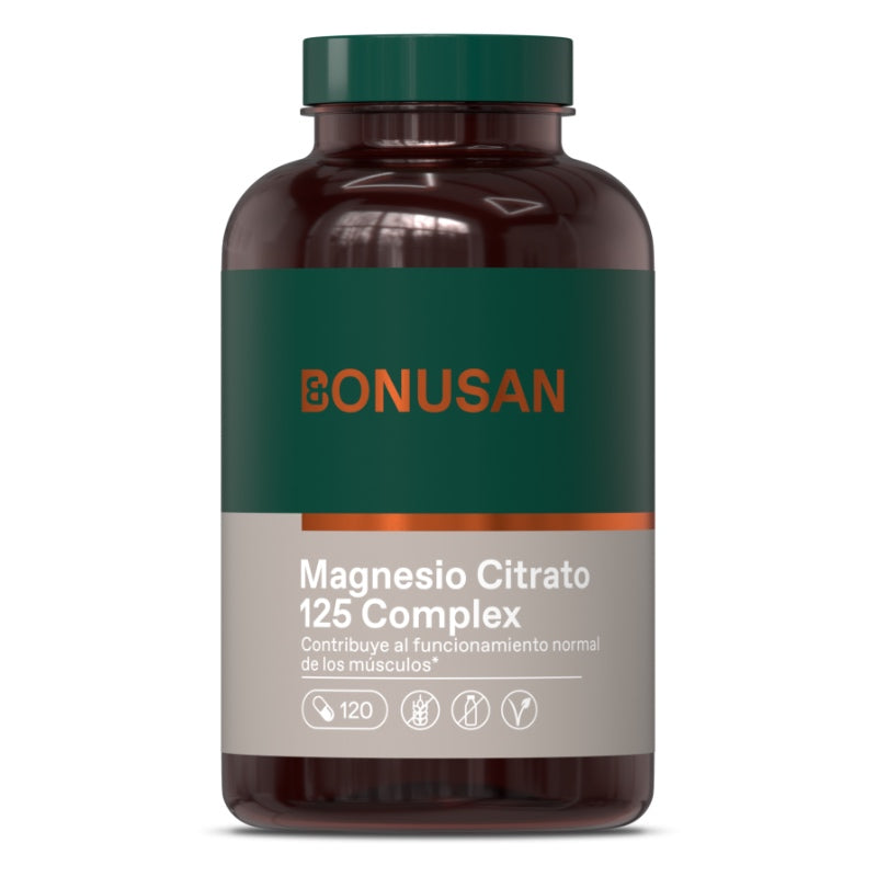 Magnesio Citrato 125 Complex · Bonusan · 120 cápsulas