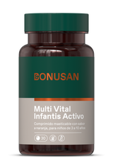 Multi Vital Infantis Activo · Bonusan · 30 comprimidos