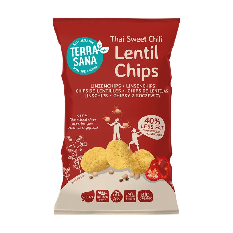 Chips de Lentejas Thai con Chile Dulce · Terrasana · 75 gramos