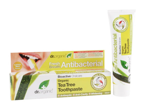 Pasta Dental Arbol de Te · Dr Organic · 100 ml