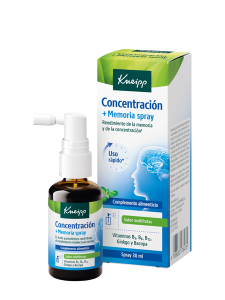 Spray Concentración + Memoria · Kneipp · 30 ml